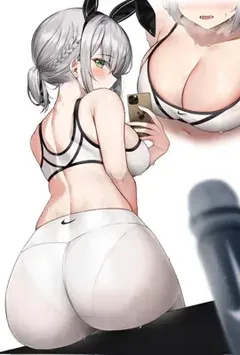 为了满足我的足控性癖，色情女友cos成星对我狠狠就行足交榨精
