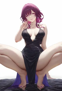 面对浓妆艳抹的女性，男主内心却有一种说不出的欲望