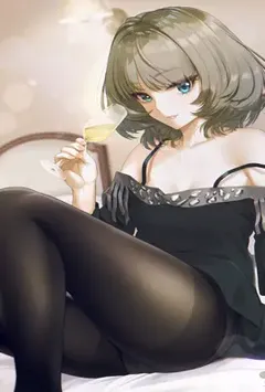 被做成白丝拘束人偶的少女