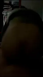 my feet on her back at the end