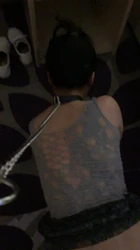 天津母狗调教爬行 舔脚