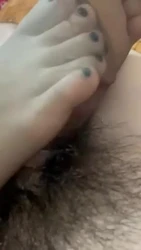在女友家玩足交