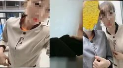 真实偷情B32少妇宾馆服务员在房间被推倒