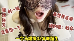 逆天骚话站立一字马插入先要高潮后喊救命求饶最后要我射嘴里