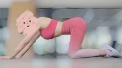 极品身材天花板！健身房搭讪高颜值健身女神！