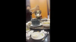 真实生日现场偷情！！男友眼皮底下被我带去酒店飞！！