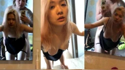 人前女神人后母狗！