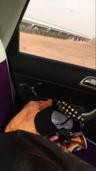 戴上新买的帽子去兰溪河边车震，看到请嘀嘀