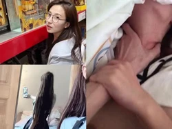 四眼逼 蒙着被子爆操