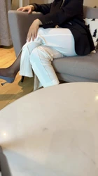 职业装阿姨下班了，来脱我的裤里丝抚摸我