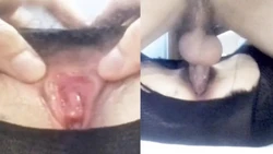 舔嫩逼。大蛋蛋拍打粉嫩逼逼