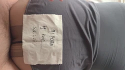 后入骚母狗，让骚逼穿黑丝情趣试试效果