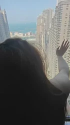 海景落地窗后入骚臀