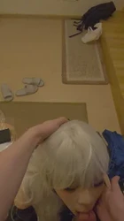 【完整版在简介】第一视角明日方舟幽灵鲨cos口交颜射