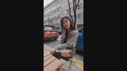 前女友媚男留学婊子被老外搭讪 聊了两句就被带回家不带套操了
