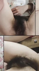 分享娇妻的绝美多毛屄板子：就问你，想日吗？
