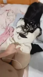 还得是后入爽， 娇妻喜欢温柔点……那就慢慢的咯