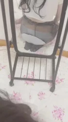 打飞机必看！反差马尾，自慰无毛白虎逼！筒戒有全集