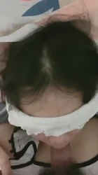 调教反差女友，微露脸口交