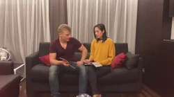 华裔高冷大长腿御姐极品反差，舔我的猫，让您通过