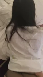 镜子里的你最骚！黑丝蜜桃小母狗后入操不停