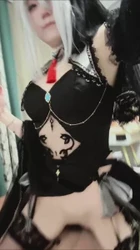 黑丝申鹤cos女上自己动