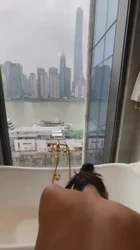 一边看景色一边后入的惬意